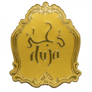 Nhãn dánnước hoanhôm vàng anodized