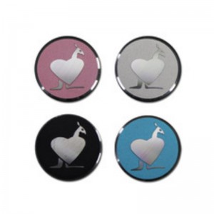 Tùy chỉnh vàng khắc 3Dnhôm dậpnổi logo logo cho túi xách